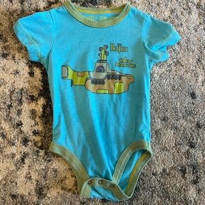 Rowdy Sprout Beatles Yellow Submarine Onesie